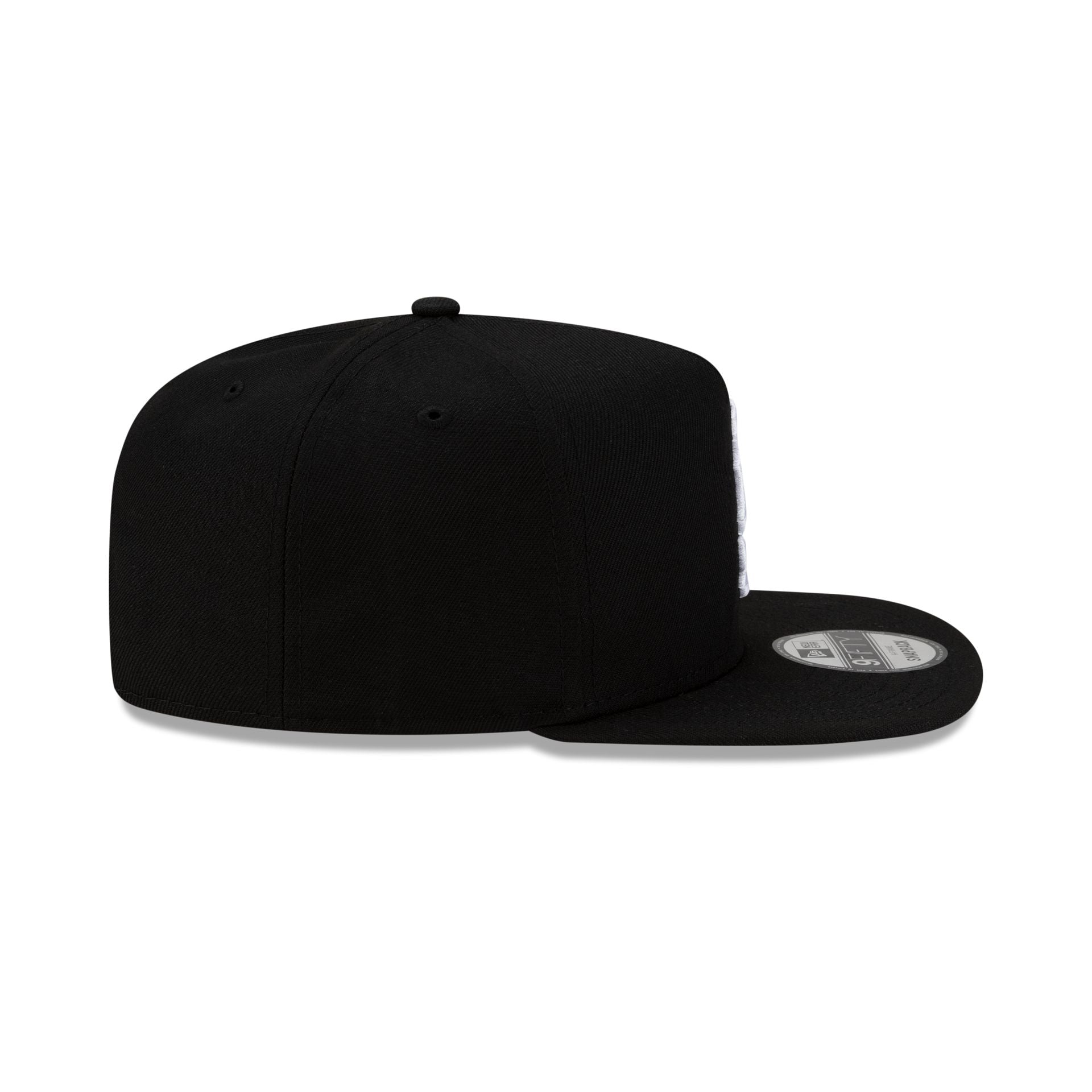 San Francisco Giants Upside Down Logo Black 9FIFTY A-Frame Snapback Hat