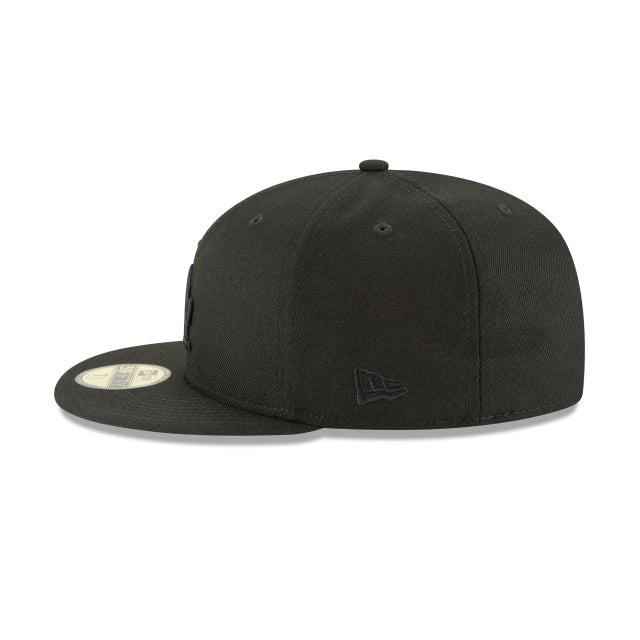 Los Angeles Dodgers Blackout Basic 59FIFTY Fitted Hat