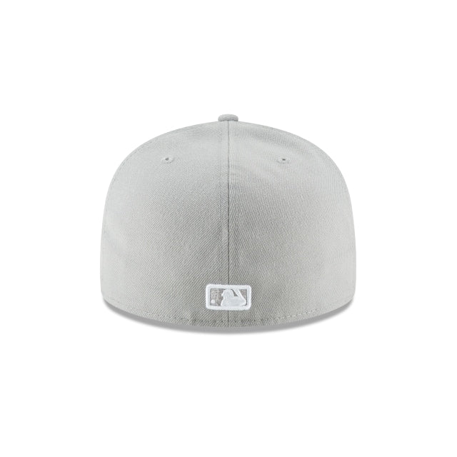 Los Angeles Dodgers Gray Basic 59FIFTY Fitted Hat