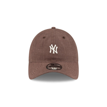 New York Yankees Soft Linen Brown 9TWENTY Adjustable Hat