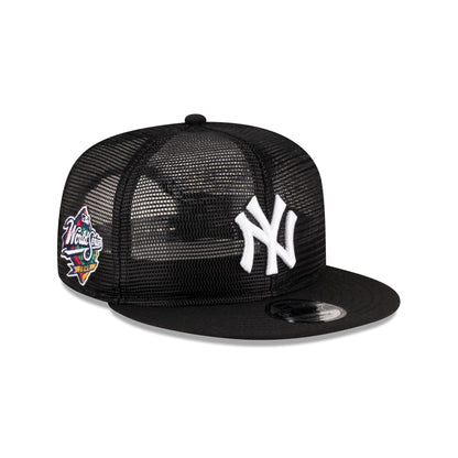 New York Yankees Black Mesh 9FIFTY Snapback Hat