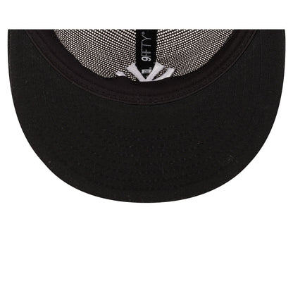 New York Yankees Black Mesh 9FIFTY Snapback Hat