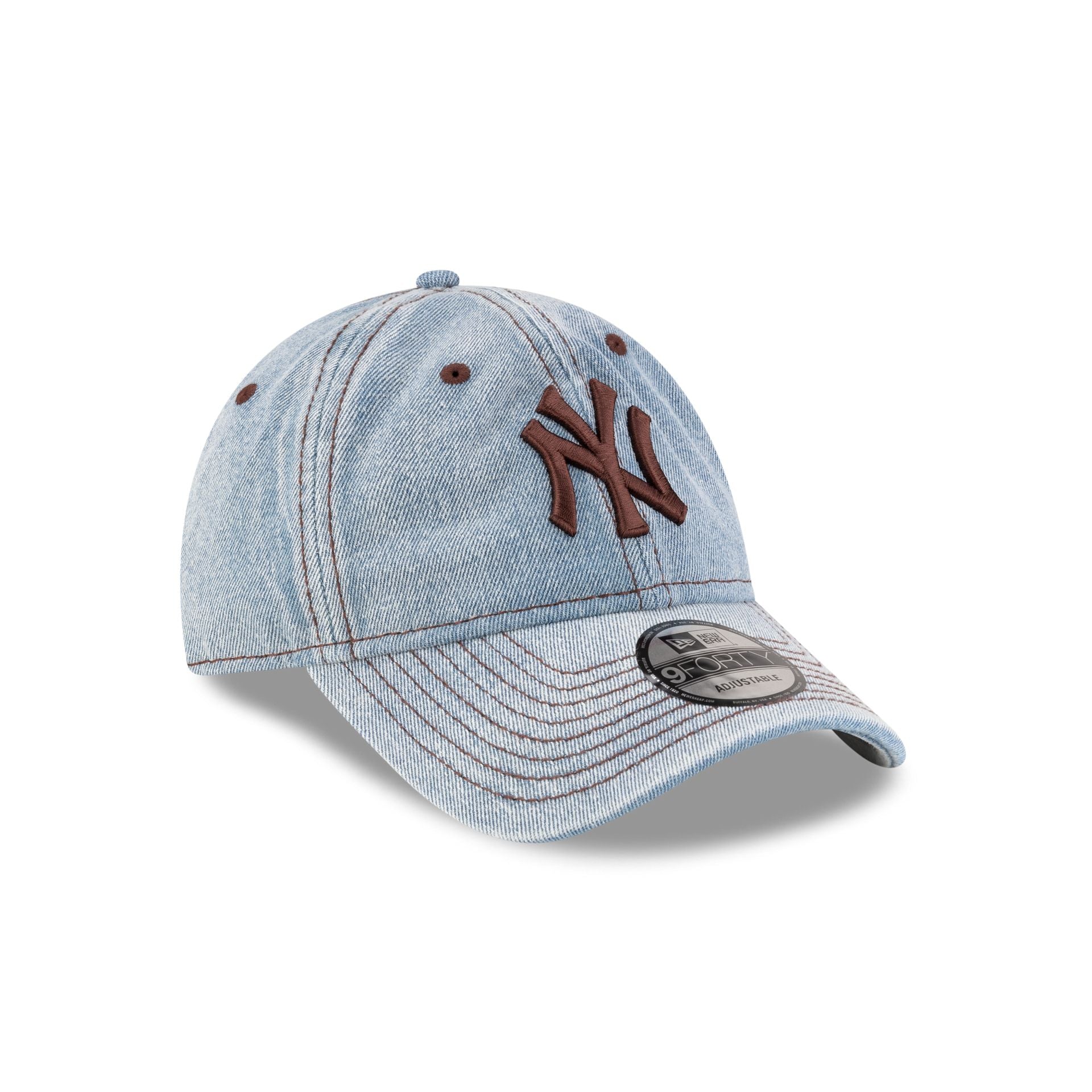New York Yankees Light Blue Denim 9FORTY Adjustable Hat