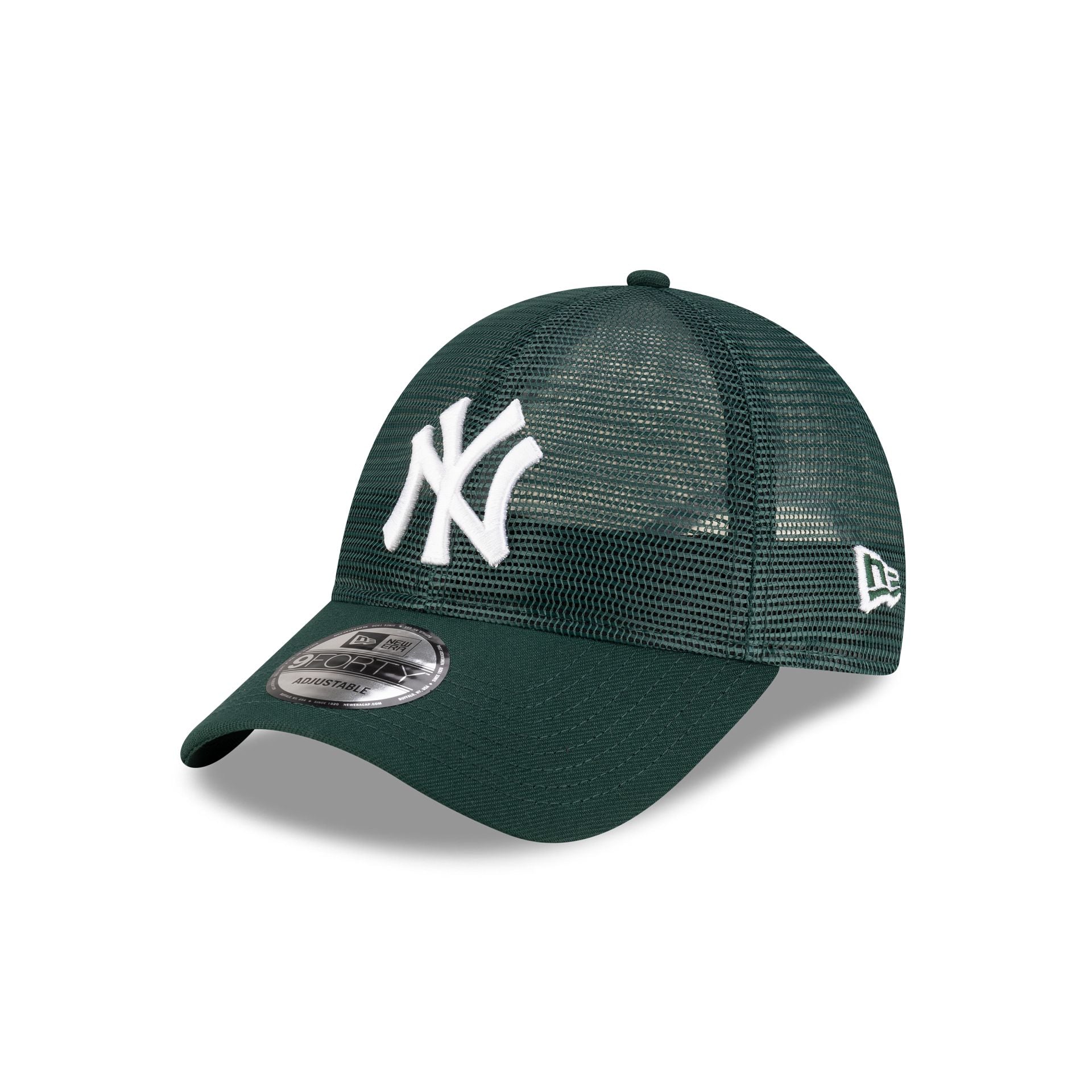 New York Yankees Dark Green Mesh 9FORTY Snapback Hat