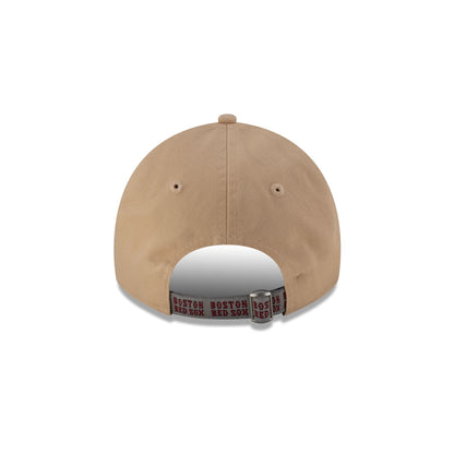 Boston Red Sox Mini Logo Mocha 9TWENTY Adjustable Hat