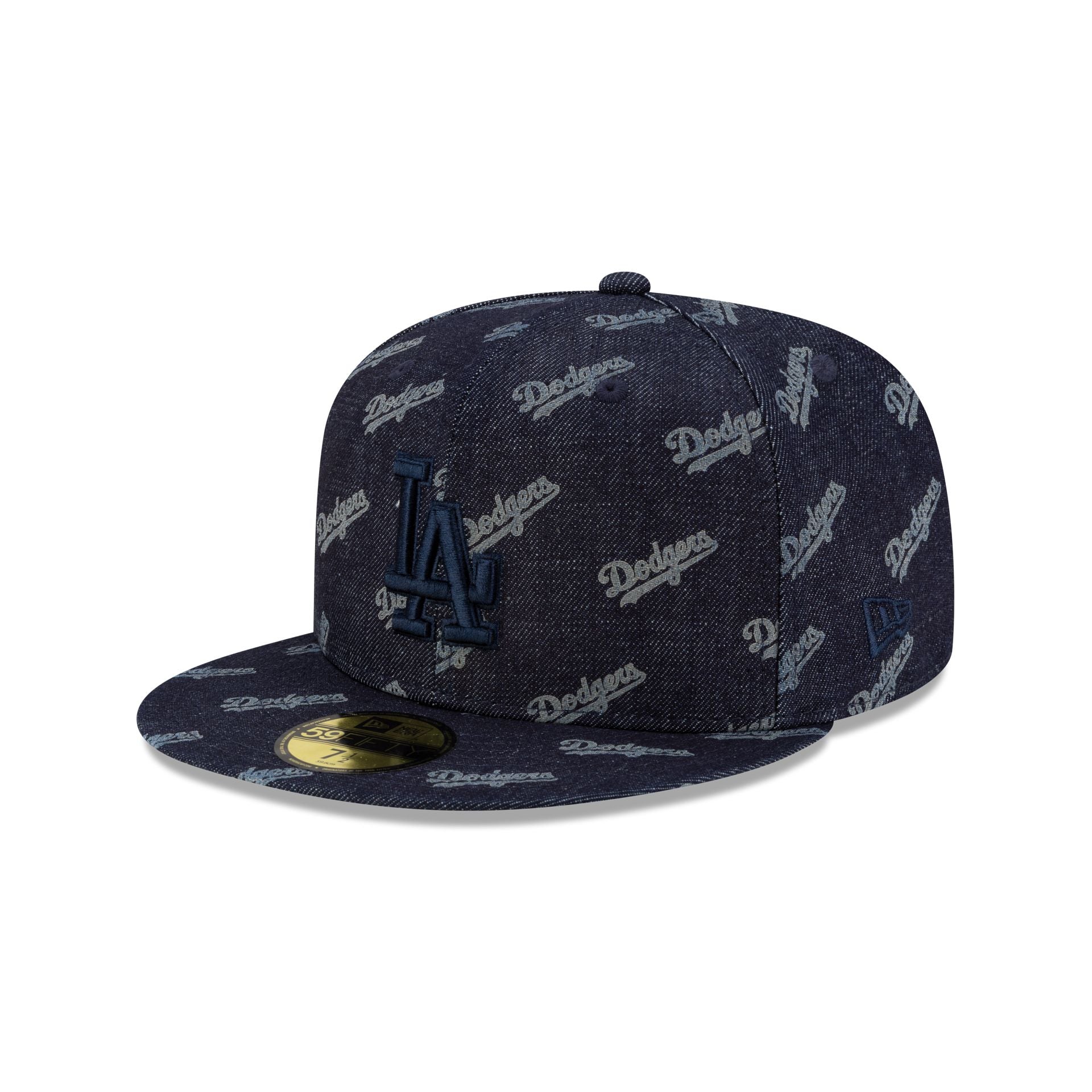 Los Angeles Dodgers Laser Burn Out Navy 59FIFTY Fitted Hat