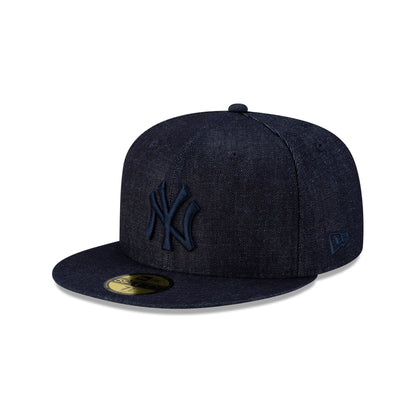 New York Yankees Navy Denim 59FIFTY Fitted Hat