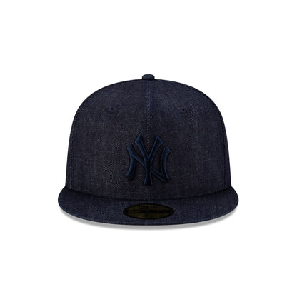 New York Yankees Navy Denim 59FIFTY Fitted Hat