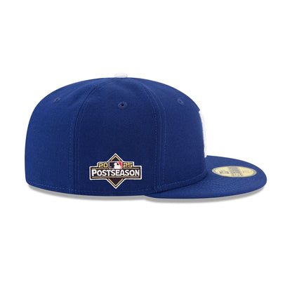 Los Angeles Dodgers 2025 Postseason Side Patch 59FIFTY Fitted Hat
