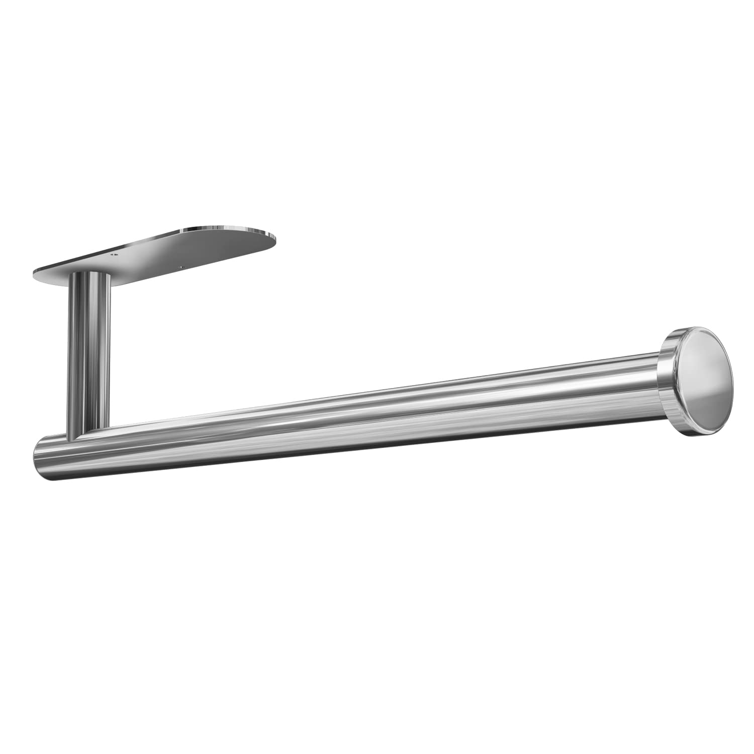 Paper Towel Holder Under Cabinet Wall Mount Self Adhesive SUS304 Stainless Steel 13 Inch