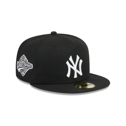 New York Yankees Sidepatch Black 59FIFTY Fitted Hat