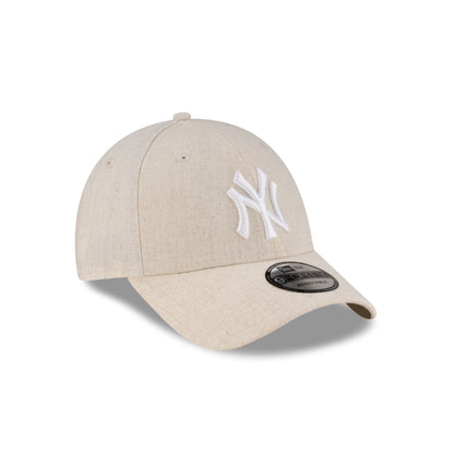 New York Yankees Linen Cream 9FORTY Adjustable Hat