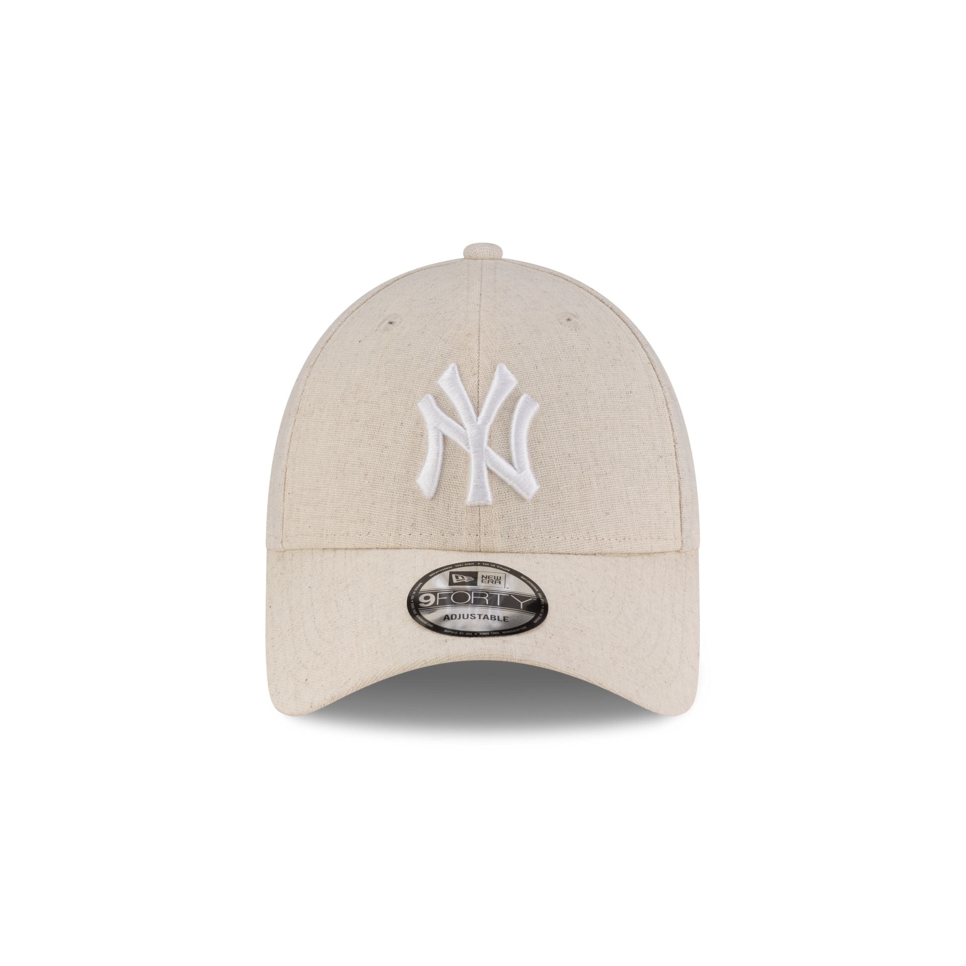 New York Yankees Linen Cream 9FORTY Adjustable Hat