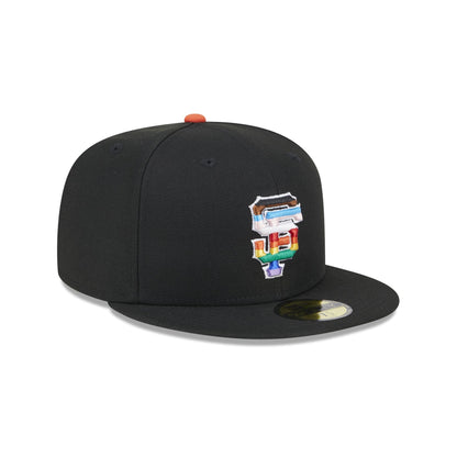 San Francisco Giants Turn Back the Clock Black 59FIFTY Fitted Hat