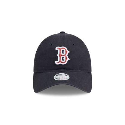 Boston Red Sox Glitter Logo Women's 9TWENTY Adjustable Hat