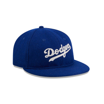 Los Angeles Dodgers Melton Wool Retro Crown 9FIFTY Strapback Hat