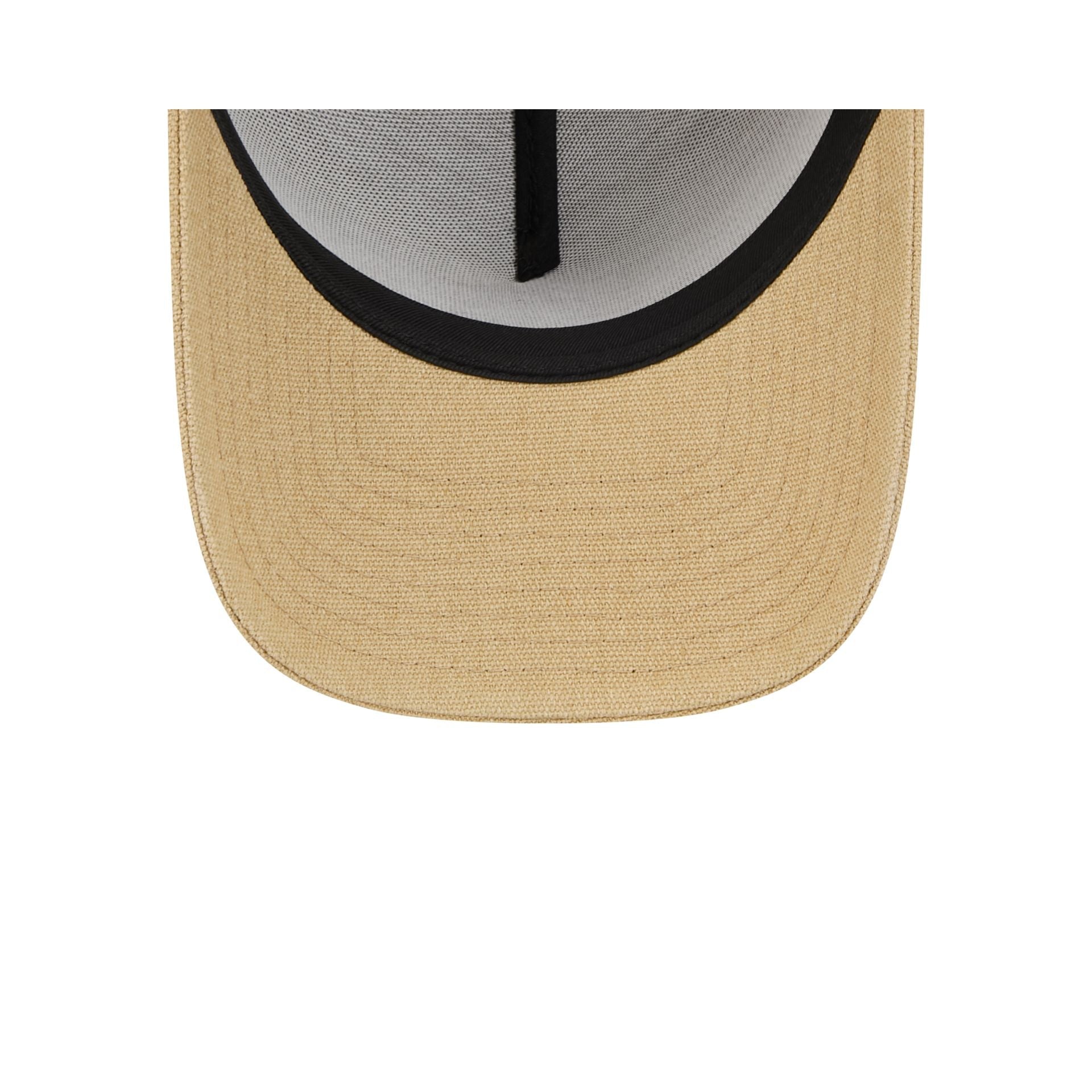 New York Yankees Logo Essentials Khaki 9FORTY A-Frame Snapback Hat