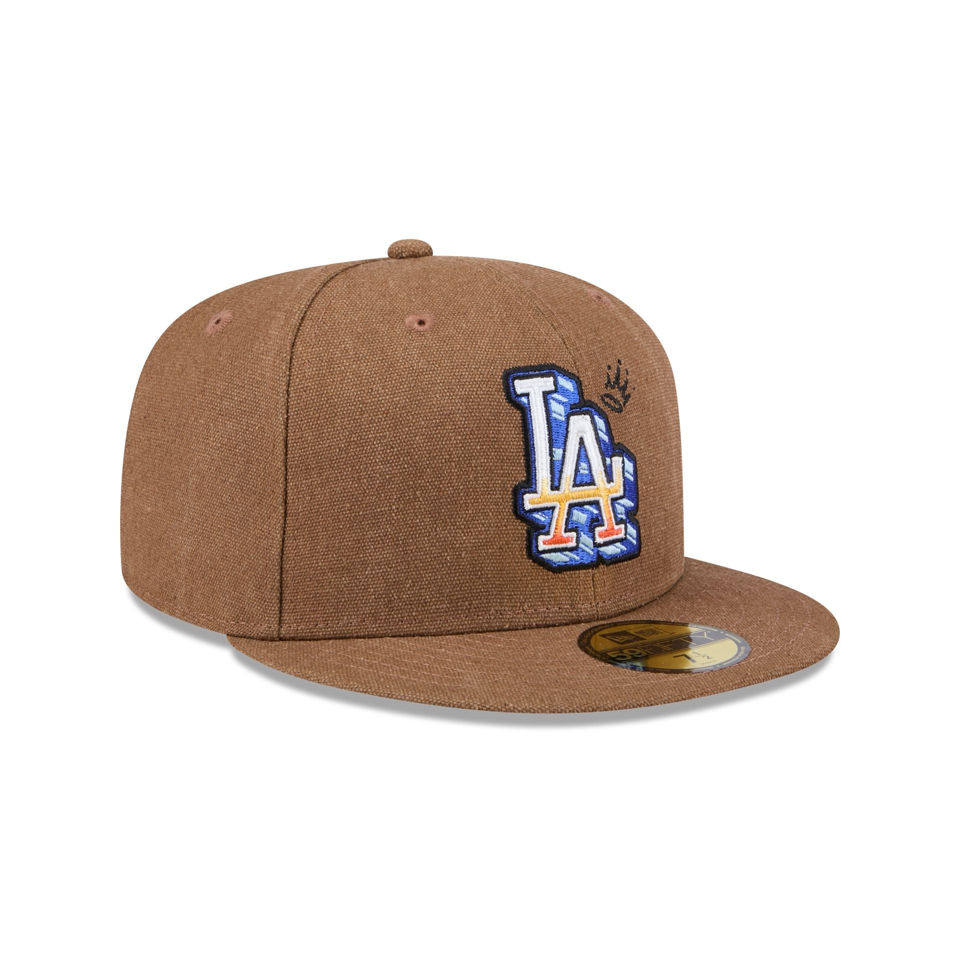 Los Angeles Dodgers Logo Scribble 59FIFTY Fitted Hat