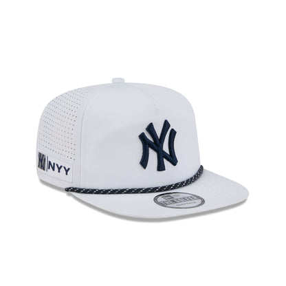 New York Yankees Optic White Performance Rope Golfer Hat