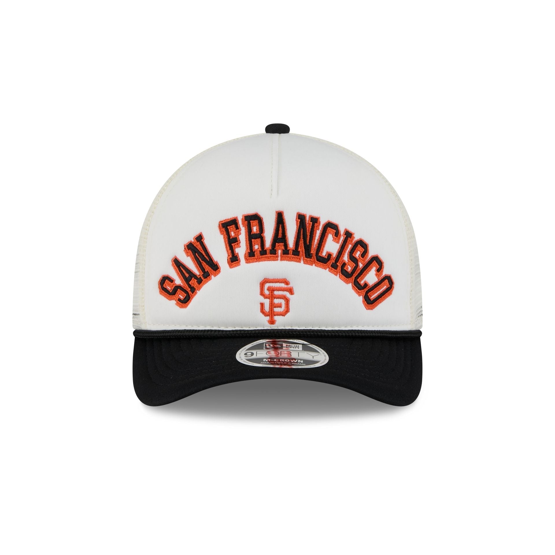 San Francisco Giants Chrome Arch 9FORTY M-Crown A-Frame Trucker Hat