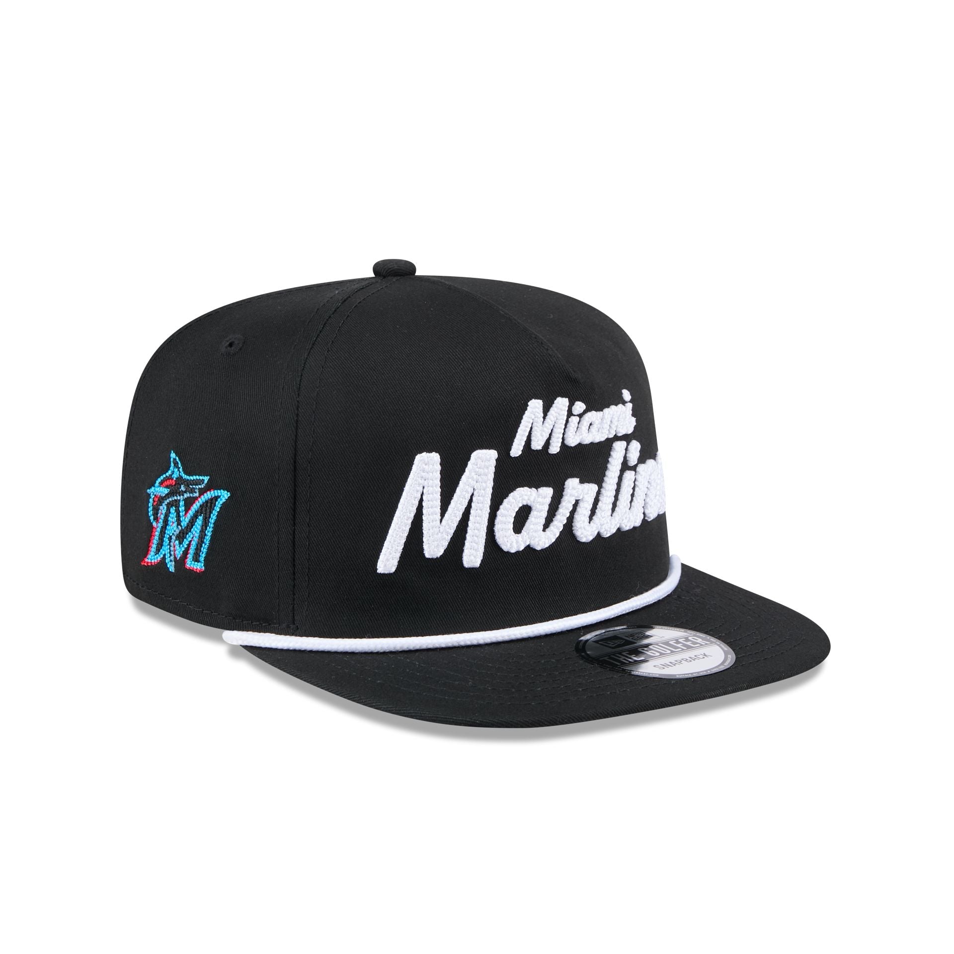 Miami Marlins Team Text Golfer Hat