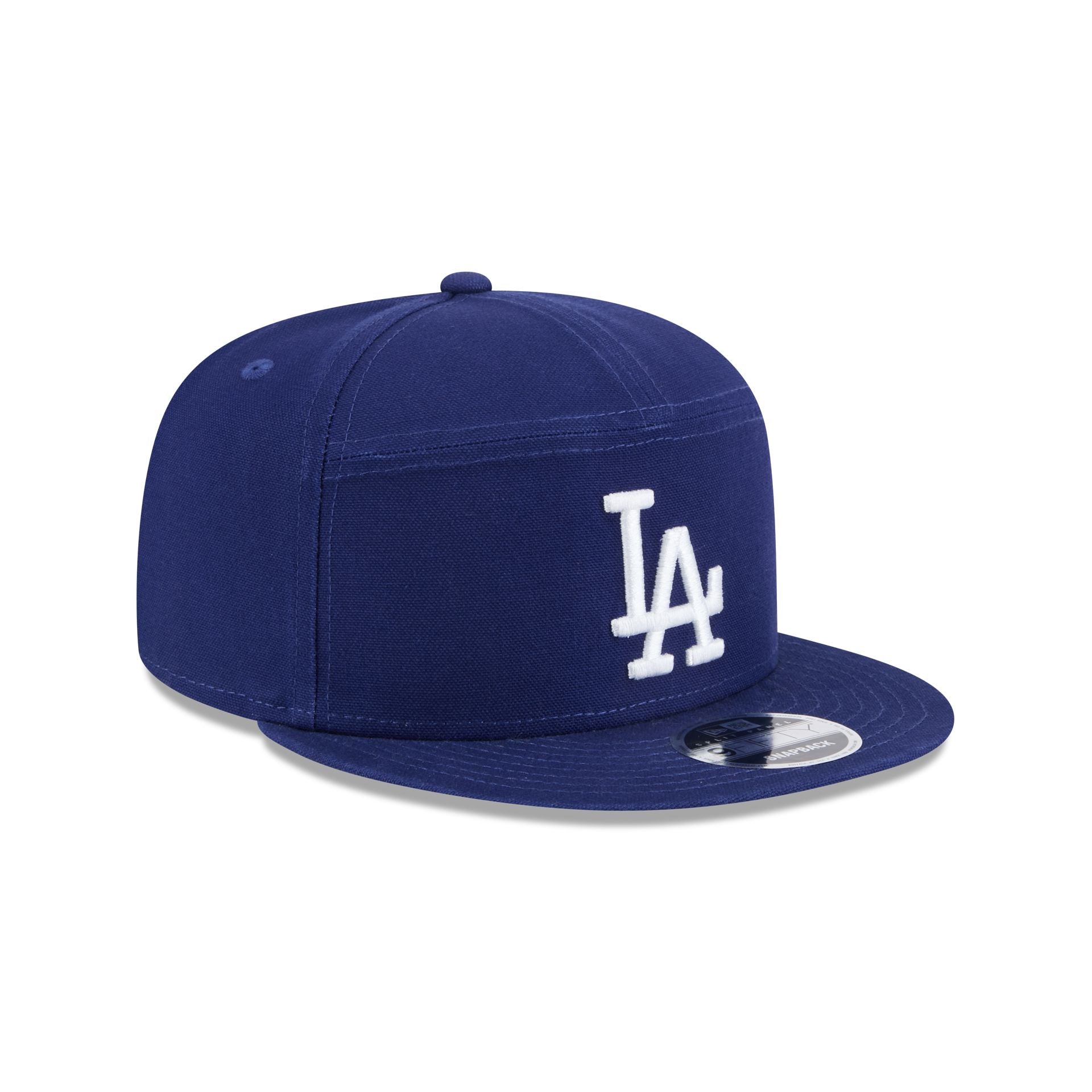 Los Angeles Dodgers Cotton Canvas Split Panel 9FIFTY Trucker Hat