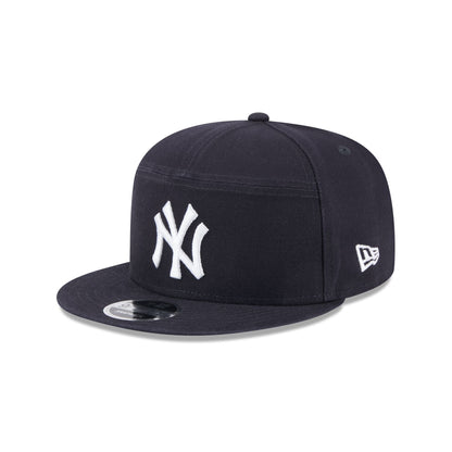 New York Yankees Cotton Canvas Split Panel 9FIFTY Trucker Hat
