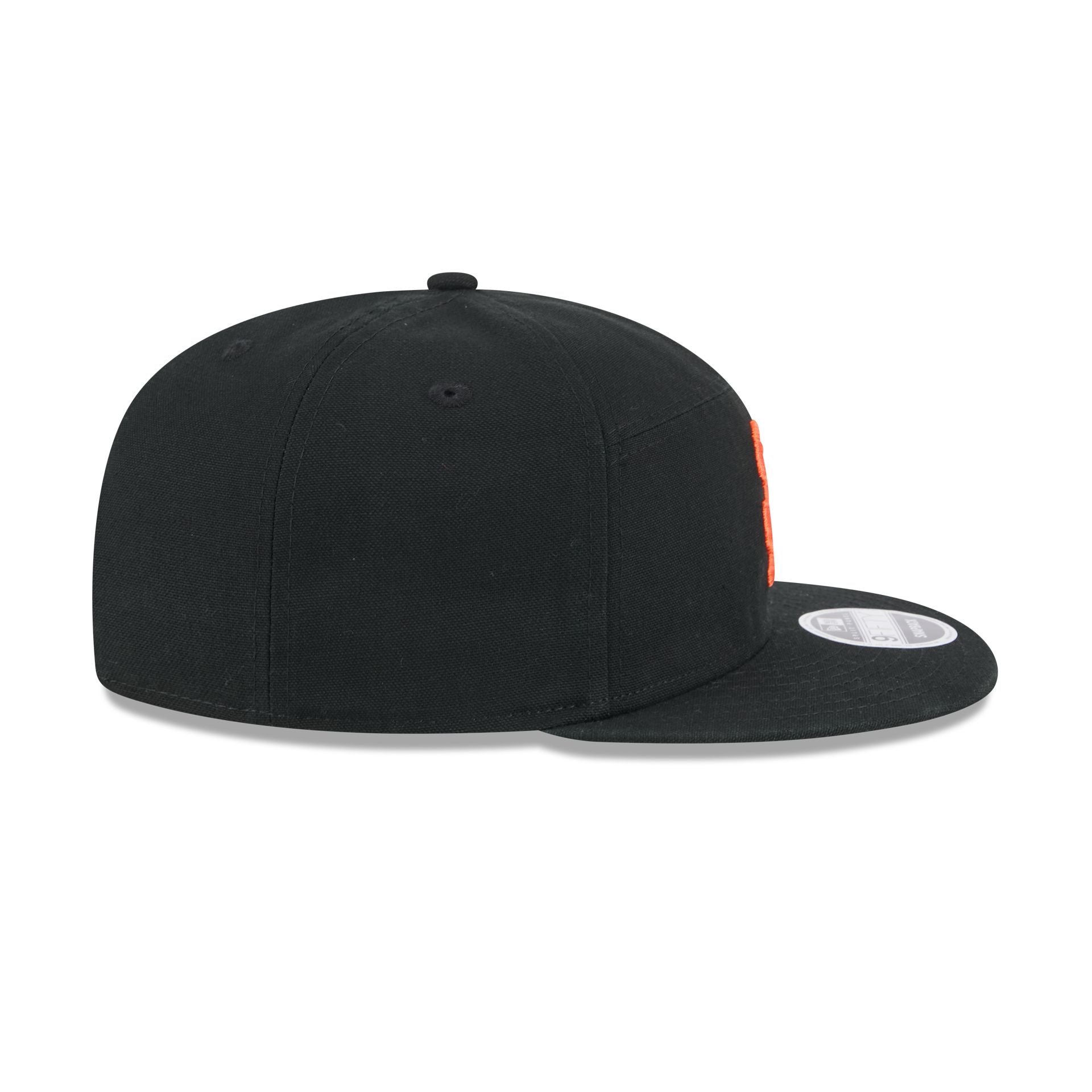 San Francisco Giants Cotton Canvas Split Panel 9FIFTY Trucker Hat