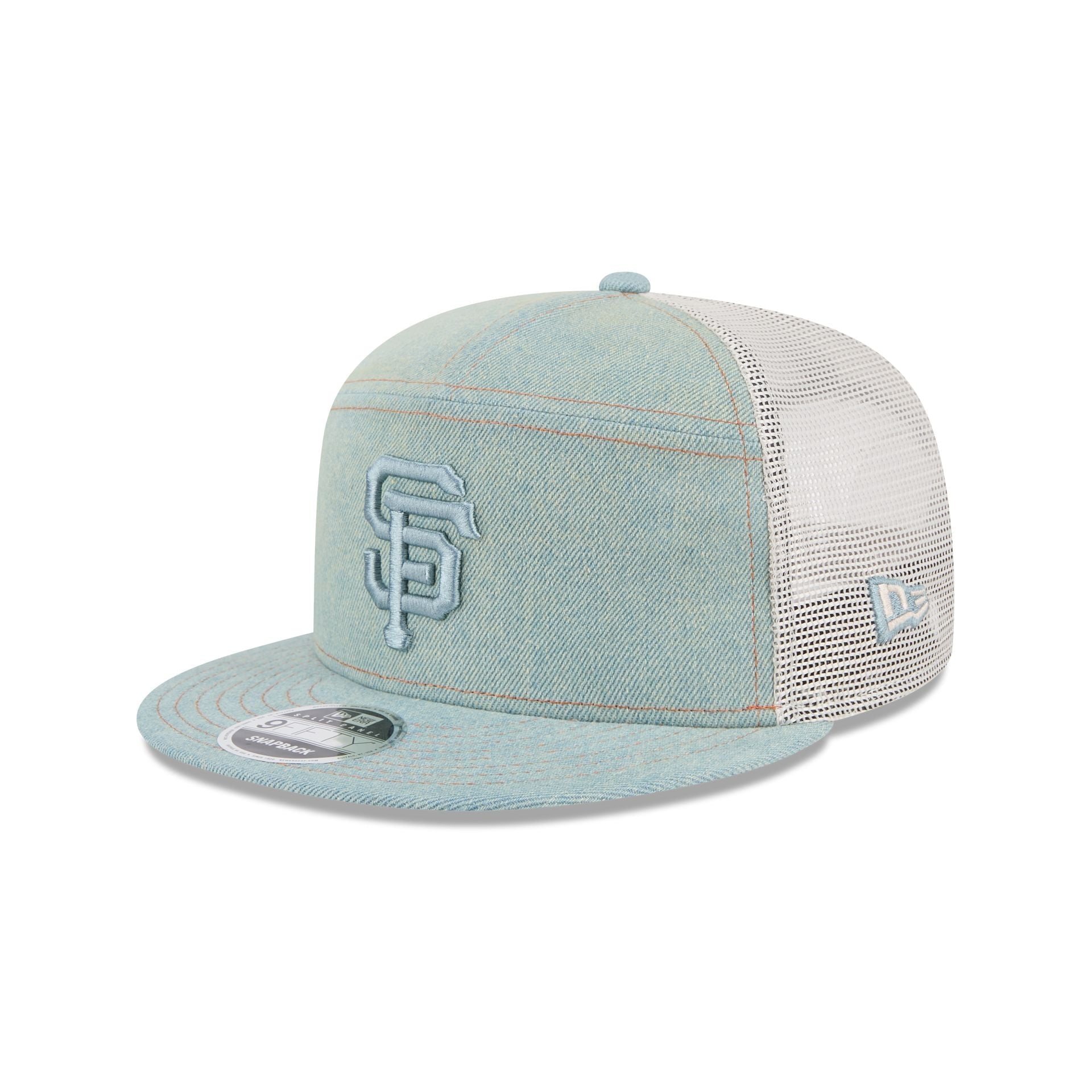 San Francisco Giants Denim Split Panel 9FIFTY Trucker Hat