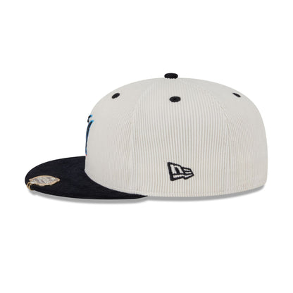 Miami Marlins Two Tone Cord 59FIFTY Fitted Hat