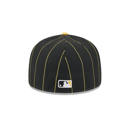 Pittsburgh Pirates Pinstripe League Pin 59FIFTY Fitted Hat