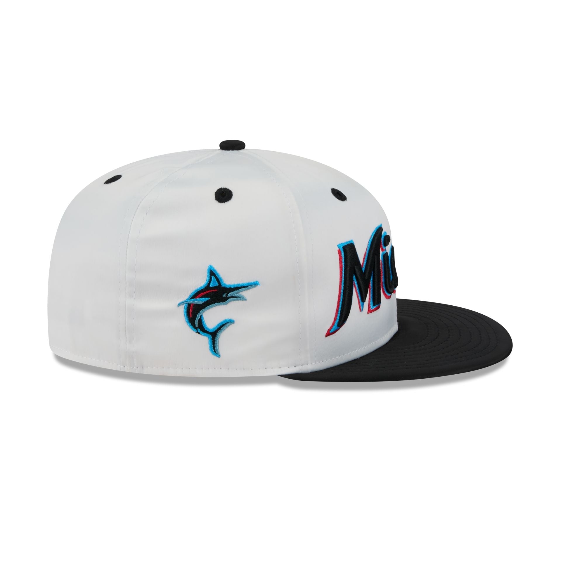 Miami Marlins Spring Satin 59FIFTY Fitted Hat