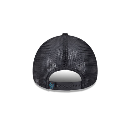 Miami Marlins Distressed 9FORTY A-Frame Trucker Hat