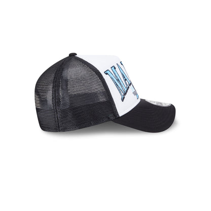 Miami Marlins Distressed 9FORTY A-Frame Trucker Hat