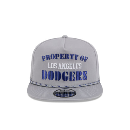 Los Angeles Dodgers Vintage Gray Rope Golfer Hat
