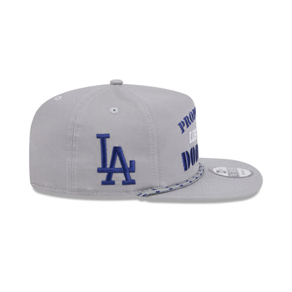 Los Angeles Dodgers Vintage Gray Rope Golfer Hat