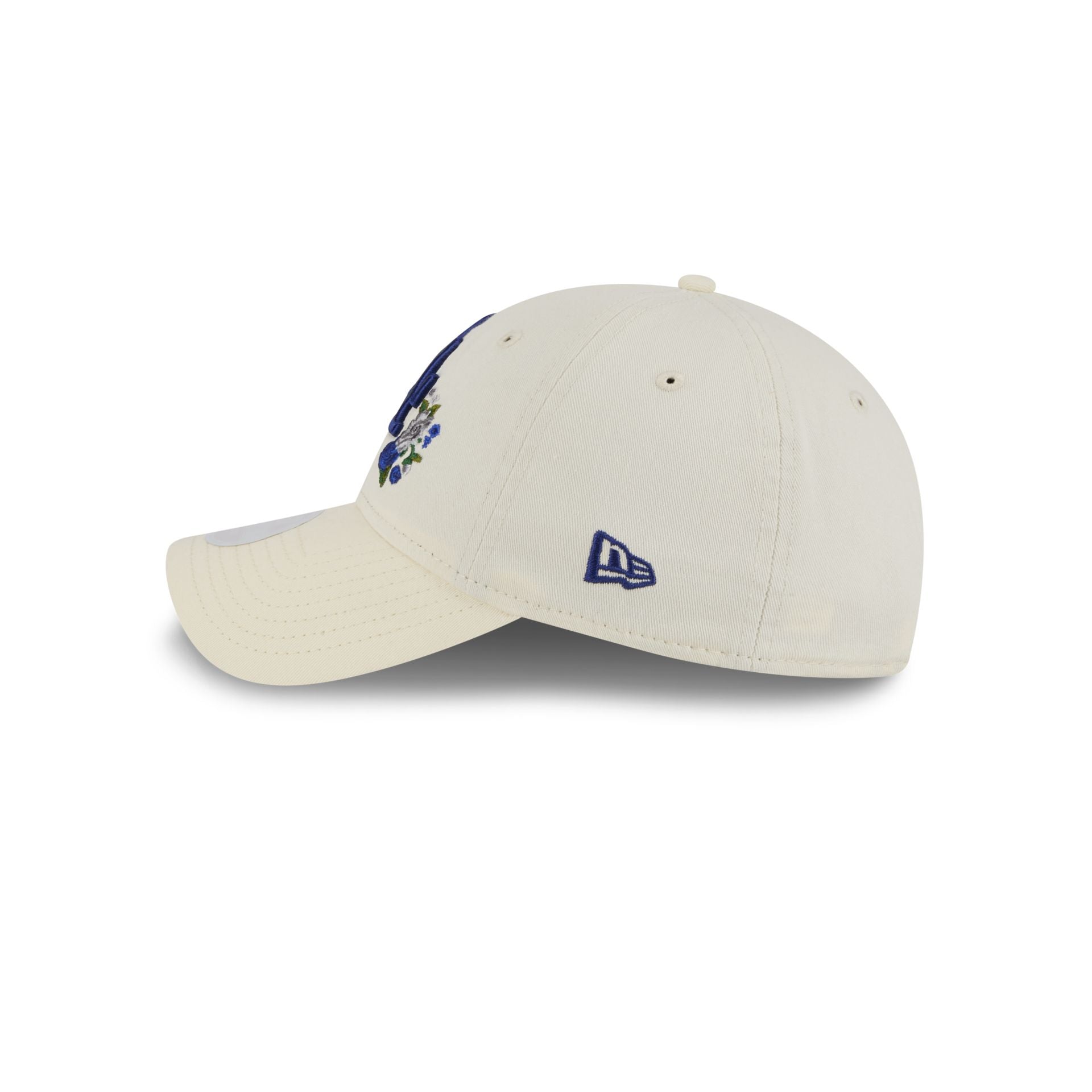 Los Angeles Dodgers Women's Floral Stitch 9TWENTY Adjustable Hat