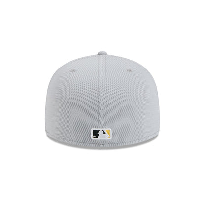 Pittsburgh Pirates 2025 Clubhouse Gray 59FIFTY Fitted Hat