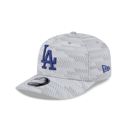 Los Angeles Dodgers 2025 Clubhouse Gray 9SEVENTY Stretch-Snap Hat