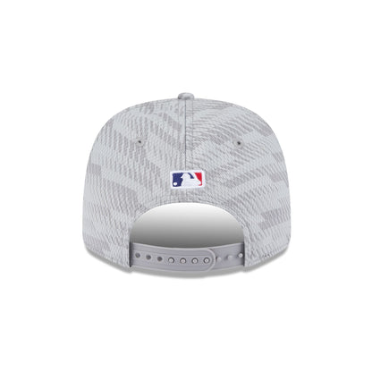 Los Angeles Dodgers 2025 Clubhouse Gray 9SEVENTY Stretch-Snap Hat