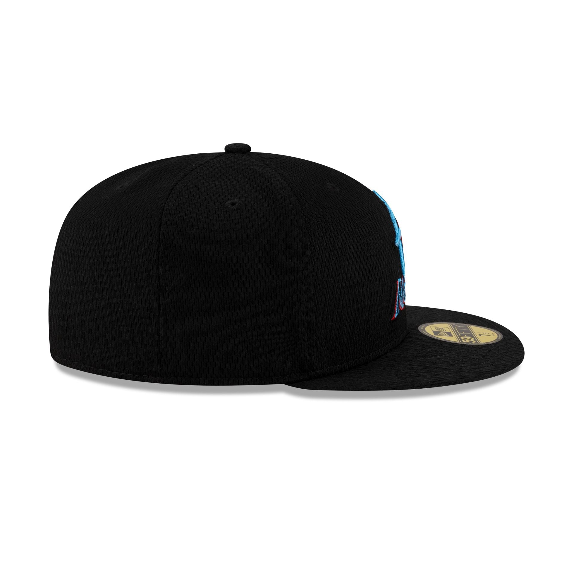Miami Marlins 2025 Clubhouse Alt Black 59FIFTY Fitted Hat