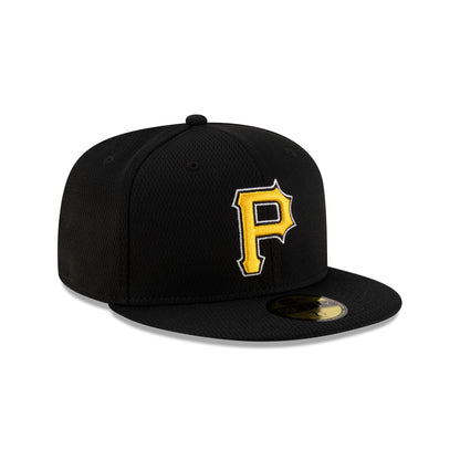 Pittsburgh Pirates 2025 Clubhouse Alt Black 59FIFTY Fitted Hat