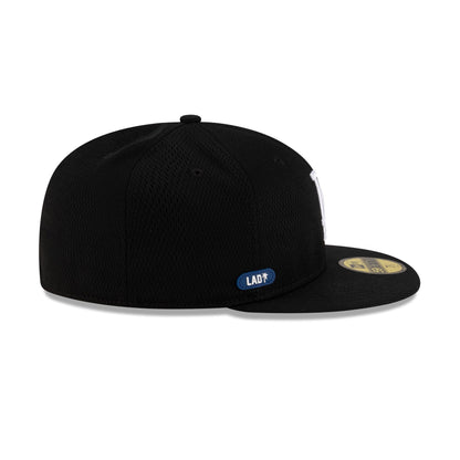 Los Angeles Dodgers 2025 Clubhouse Black 59FIFTY Fitted Hat