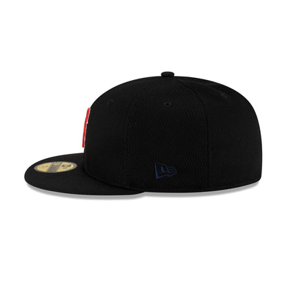 Boston Red Sox 2025 Clubhouse Black 59FIFTY Fitted Hat