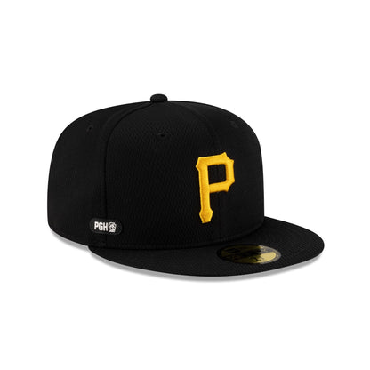 Pittsburgh Pirates 2025 Clubhouse Black 59FIFTY Fitted Hat