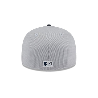Boston Red Sox 2025 Batting Practice Gray 59FIFTY Fitted Hat