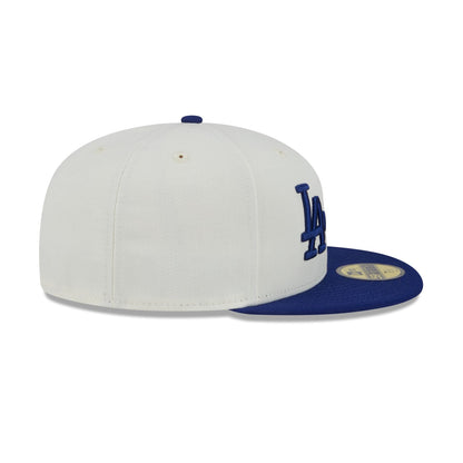 Los Angeles Dodgers Shohei Ohtani Chrome White 59FIFTY Fitted Hat