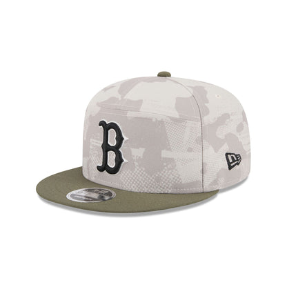 Boston Red Sox Armed Forces Day 2025 Split Panel 9FIFTY Snapback Hat