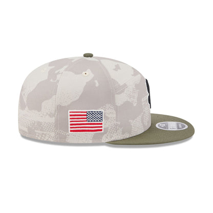 San Francisco Giants Armed Forces Day 2025 Split Panel 9FIFTY Snapback Hat