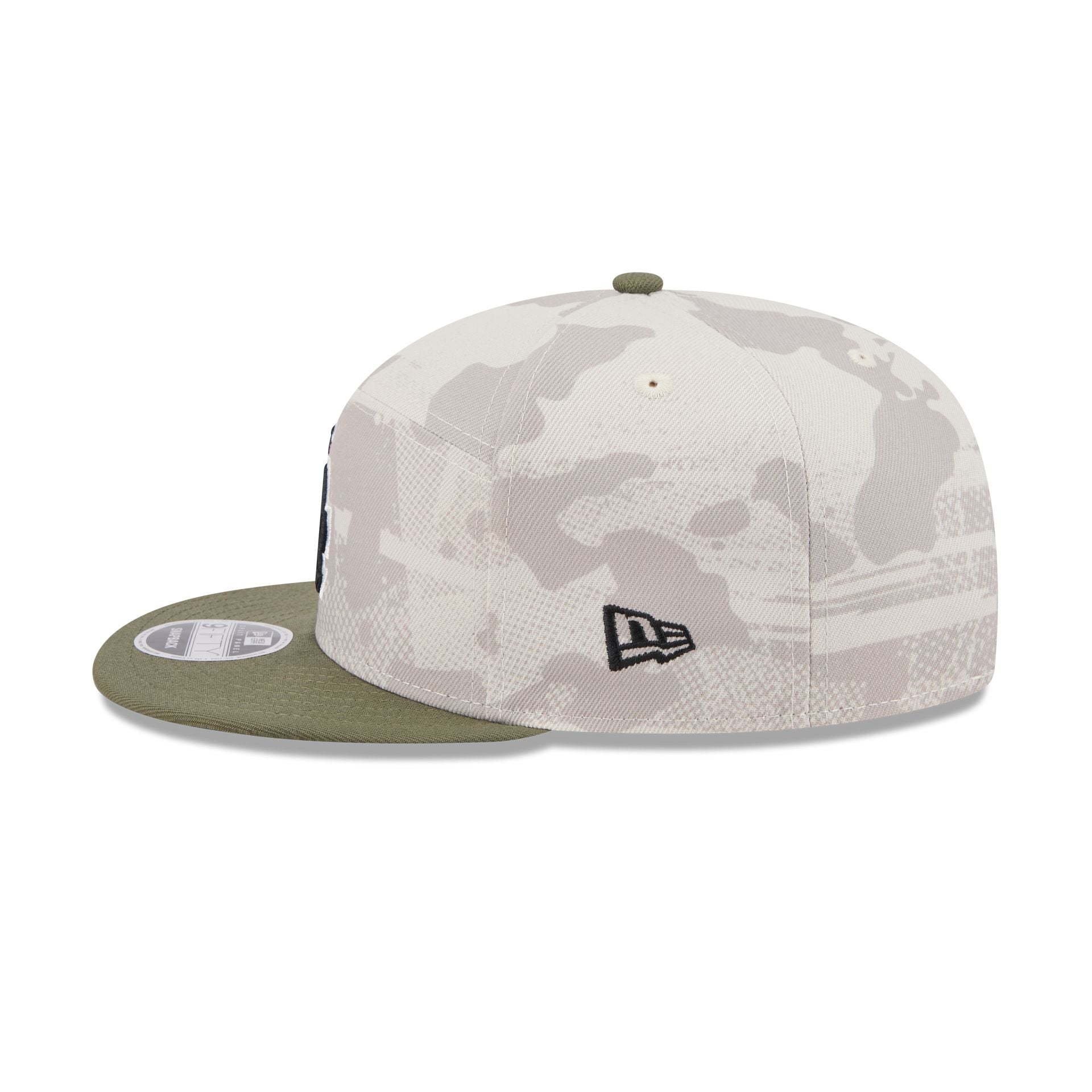 Los Angeles Dodgers Armed Forces Day 2025 Split Panel 9FIFTY Snapback Hat